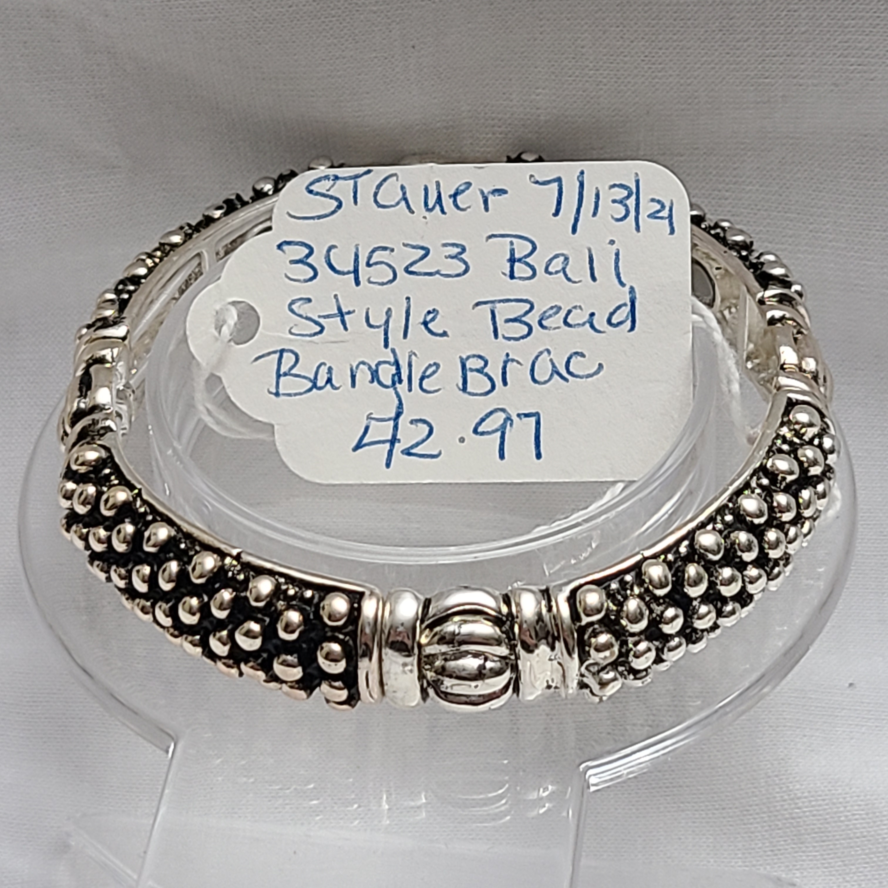 Bali-Style Swirl Stretch Bangle By Stauer